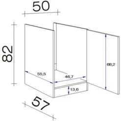 Flex-Well Spülenunterschrank 50cm Ohne Arbeitsplatte Arizona Quarz Cubanit-Eiche 5 Flex-Well Spülenunterschrank 50cm Ohne Arbeitsplatte Arizona Quarz Cubanit-Eiche -Küchenbedarf Geschäft 164384 4051 5 6