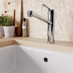 Ideal Standard Küchenarmatur Ceraflex BlueStart Verlängerter Sockel Chrom -Küchenbedarf Geschäft 188292 3049 5