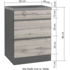 Held Möbel Küchenunterschrank Turin 60 Cm Mit Auszügen Graphit/Wotaneiche 17 Held Möbel Küchenunterschrank Turin 60 Cm Mit Auszügen Graphit/Wotaneiche -Küchenbedarf Geschäft 189397 11016600 VM 07