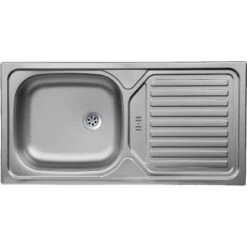 Held Möbel Spülenunterschrank Turin 120 Cm Mit 2 Türen Wotaneiche/Graphit -Küchenbedarf Geschäft 189417 11016600 CU 14