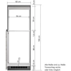 Held Möbel Kühlschrank/Ofenumbauschrank Turin 60 Cm Wotaneiche/Graphit 19 Held Möbel Kühlschrank/Ofenumbauschrank Turin 60 Cm Wotaneiche/Graphit -Küchenbedarf Geschäft 189522 11016600 VM 08