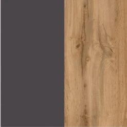 Held Möbel Umbauschrank Für Kühl/Gefrierkombi Turin 60 Cm Wotaneiche/Graphit -Küchenbedarf Geschäft 189542 11016600 CU 09