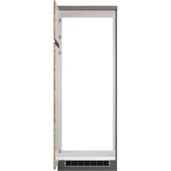 Held Möbel Umbauschrank Für Kühl/Gefrierkombi Turin 60 Cm Wotaneiche/Graphit -Küchenbedarf Geschäft 189542 11016600 S 03