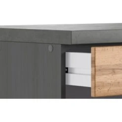 Held Möbel Küchenunterschrank Turin 120 Cm Wotaneiche/Graphit -Küchenbedarf Geschäft 189569 11016600 CU 05