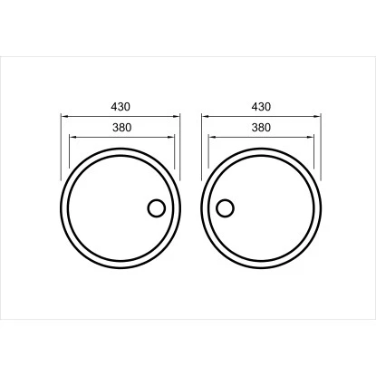 Eurodomo Einbauspüle Komplettset Rondel Ø 43 Cm Edelstahl Glatt 2 Eurodomo Einbauspüle Komplettset Rondel Ø 43 Cm Edelstahl Glatt – Bild 2