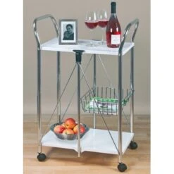 Wenko Beistell- Und Küchenwagen Sunny Weiß -Küchenbedarf Geschäft 2910669 1068 900030100 1