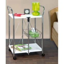 Wenko Beistell- Und Küchenwagen Sunny Weiß -Küchenbedarf Geschäft 2910669 1068 900030100 2