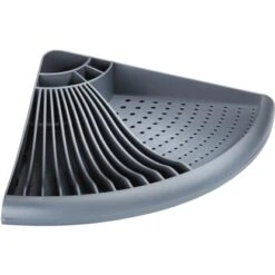 Wenko Eck-Geschirrabtropfer Grau 9 Cm X 50 Cm X 35 Cm