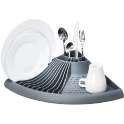 Wenko Eck-Geschirrabtropfer Grau 9 Cm X 50 Cm X 35 Cm 8 Wenko Eck-Geschirrabtropfer Grau 9 Cm X 50 Cm X 35 Cm -Küchenbedarf Geschäft 301766 1068 3
