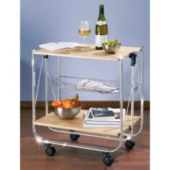 Wenko Servierwagen Dinett Deluxe Ahorn-Nachbildung -Küchenbedarf Geschäft 3894268 1068 713001500 2