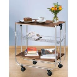 Wenko Servierwagen Dinett Deluxe Nussbaum-Nachbildung -Küchenbedarf Geschäft 3894458 1068 713003100 2