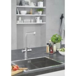 Grohe Einhand-Spültischbatterie Und Boiler Red Duo Size-L Chrom -Küchenbedarf Geschäft 4005176413964 4520 6