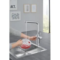 Grohe Einhand-Spültischbatterie Und Boiler Red Duo Size-L Chrom -Küchenbedarf Geschäft 4005176413964 4520 7