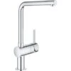 Grohe Einhand-Spültischbatterie Minta Chrom 12,5mm (1/2") L-Auslauf
