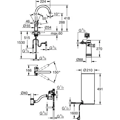 Grohe Küchenarmatur Und Boiler Red Duo Größe-L Chrom 11 Grohe Küchenarmatur Und Boiler Red Duo Größe-L Chrom – Bild 11