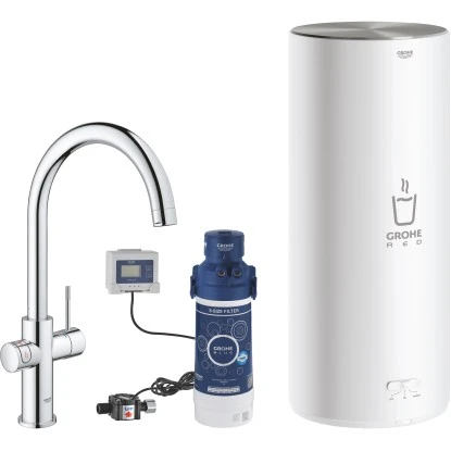 Grohe Küchenarmatur Und Boiler Red Duo Größe-L Chrom 1 Grohe Küchenarmatur Und Boiler Red Duo Größe-L Chrom