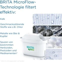 Brita Wasserfilter-Kanne Marella 2,4 L Blau Inkl. Maxtra Pro All-in-1 Kartusche -Küchenbedarf Geschäft 4006387125233 2981 AI 04