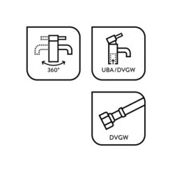 Baliv Küchenarmatur KI-1290 Verchromt -Küchenbedarf Geschäft 4007873953323 WEB02 270521