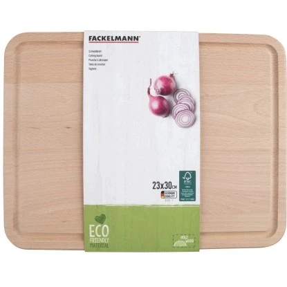 Fackelmann Schneidbrett Fair 30 Cm X 23 Cm Buche 3 Fackelmann Schneidbrett Fair 30 Cm X 23 Cm Buche – Bild 3