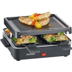 Severin Mini Raclette-Grill RG 2370 Für 4 Pers. 600 W 7 Severin Mini Raclette-Grill RG 2370 Für 4 Pers. 600 W -Küchenbedarf Geschäft 4008146036804 4776 3