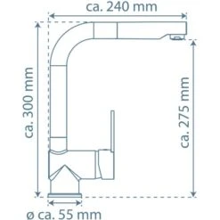 Schütte Spültischarmatur Mit Herausziehbarem Auslauf London Graphit Matt 36 Schütte Spültischarmatur Mit Herausziehbarem Auslauf London Graphit Matt -Küchenbedarf Geschäft 4008431000794 2759 20