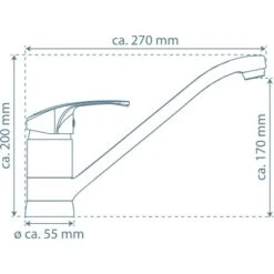 Schütte Design-Spültischarmatur Grande Chrom -Küchenbedarf Geschäft 4008431772509 2759 99