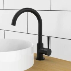 Schütte Design-Spültischarmatur Cornwall Schwarz-Matt -Küchenbedarf Geschäft 4008431791661 2759 5