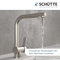 Schütte Spültischarmatur Niederdruck Herausziehbare Auslauf London Edelstahl -Küchenbedarf Geschäft 4008431797298 2759 5