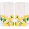 Wenko Herdabdeckplatten Universal Zitronen 2er Set Mehrfarbig