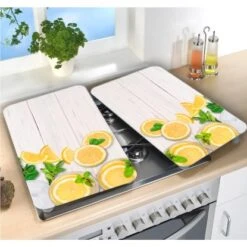Wenko Herdabdeckplatten Universal Zitronen 2er Set Mehrfarbig -Küchenbedarf Geschäft 4008838230701 1068 03