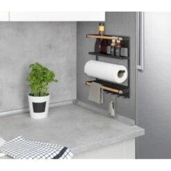 Wenko Küchenregal Magna Schwarz -Küchenbedarf Geschäft 4008838351895 1068 08