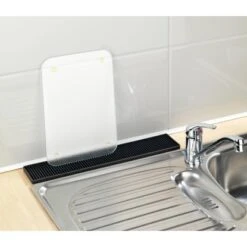 Wenko Abtropfmatte Slim 42 Cm Schwarz 11 Wenko Abtropfmatte Slim 42 Cm Schwarz -Küchenbedarf Geschäft 4008838363201 ambiente 02