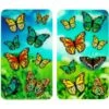 Wenko Herdabdeckplatten Universal Schmetterlinge 2er Set Mehrfarbig