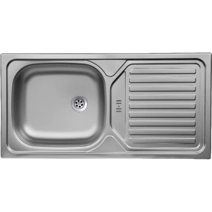 Flex-Well Exclusiv Spülenunterschrank Capri 100 Cm Schwarz Matt-Endgrain Oak 4 Flex-Well Exclusiv Spülenunterschrank Capri 100 Cm Schwarz Matt-Endgrain Oak – Bild 4