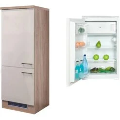 Flex-Well Exclusiv Kühlschrank-Umbau Orlando Mit Kühlschrank PKM KS 120.4A+ EB -Küchenbedarf Geschäft 4051 g 60 102 000 nepal 2