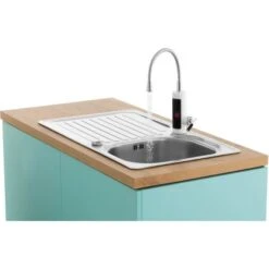 Easymaxx Warm Und Kaltwasserarmatur Mit Integriertem Durchlauferhitzer 3600 W -Küchenbedarf Geschäft 4052926017378 4257 04 AB