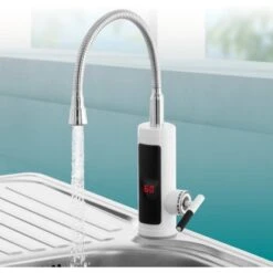 Easymaxx Warm Und Kaltwasserarmatur Mit Integriertem Durchlauferhitzer 3600 W -Küchenbedarf Geschäft 4052926017378 4257 11 A