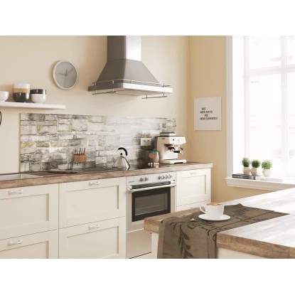 Spritzschutz-Rückwand WandArt Easy 120x58,5 Cm Old CastleWall (D2103P BRIL) FSC® 2 Spritzschutz-Rückwand WandArt Easy 120x58,5 Cm Old CastleWall (D2103P BRIL) FSC® – Bild 2