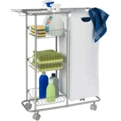 Wenko Sammelwagen Slim 3 Etagen -Küchenbedarf Geschäft 4540274 1068 12100100 2