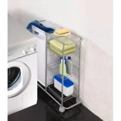 Wenko Sammelwagen Slim 3 Etagen -Küchenbedarf Geschäft 4540274 1068 12100100 5