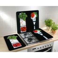 Wenko Herdabdeckplatte Universal 2er Set Caprese -Küchenbedarf Geschäft 4540464 1068 2521451100 4