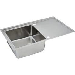 Respekta Einbauspüle Chicago 86 Cm X 50 Cm Edelstahl -Küchenbedarf Geschäft 45546 4384 CHICAGO86X50 03