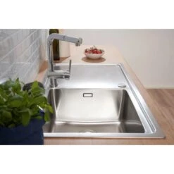 Respekta Einbauspüle Chicago 86 Cm X 50 Cm Edelstahl -Küchenbedarf Geschäft 45546 4384 CHICAGO86X50 10