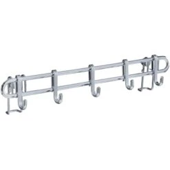 Wenko Hakenleiste Style Mit Vacuum-Loc® Befestigungssystem 5 Haken 40 Cm