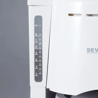 Severin Kaffeeautomat Thermo 1 Liter Weiß Grau 5 Severin Kaffeeautomat Thermo 1 Liter Weiß Grau – Bild 5