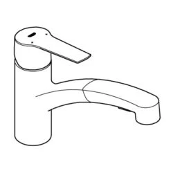 Grohe QuickFix Spültischarmatur Start Chrom Mit Ausziehbarer Dualbrause 24 Grohe QuickFix Spültischarmatur Start Chrom Mit Ausziehbarer Dualbrause -Küchenbedarf Geschäft 5036777 Z02