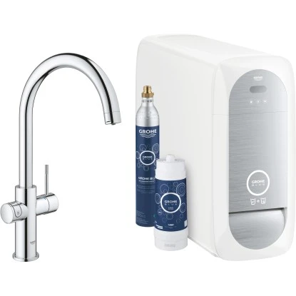 Grohe Spültischbatterie Blue Home Start Chrom Mit Hohem Auslauf 1 Grohe Spültischbatterie Blue Home Start Chrom Mit Hohem Auslauf