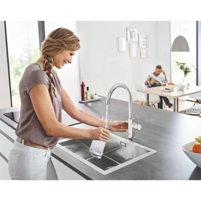 Grohe Spültischbatterie Blue Home Start Chrom Mit Hohem Auslauf 3 Grohe Spültischbatterie Blue Home Start Chrom Mit Hohem Auslauf – Bild 3