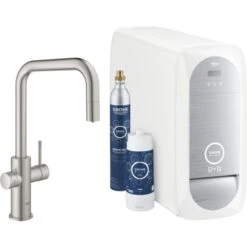 Grohe Blue Home U-Auslauf Starter Kit Supersteel