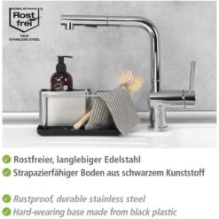 WENKO Spülorganizer Orio Edelstahl -Küchenbedarf Geschäft 534943 1068 03